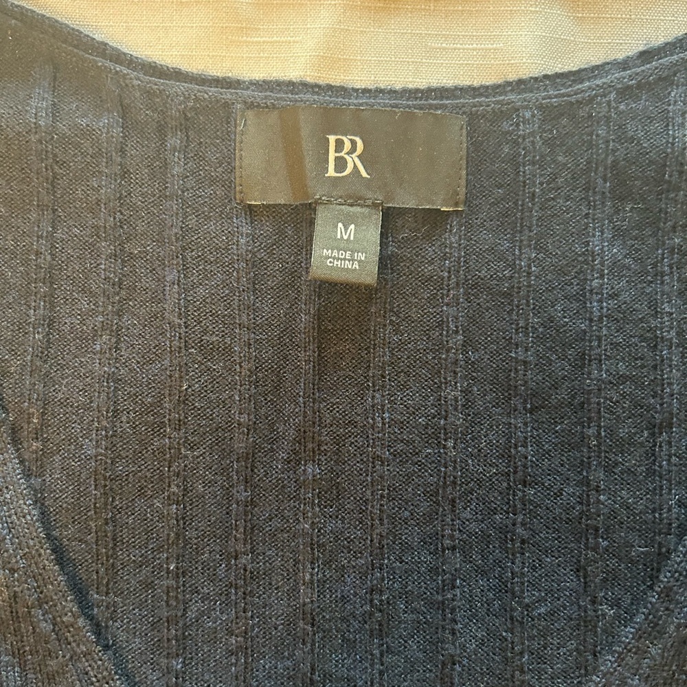 Banana Republic Navy V-Neck Knit Top - Picture 7 of 11